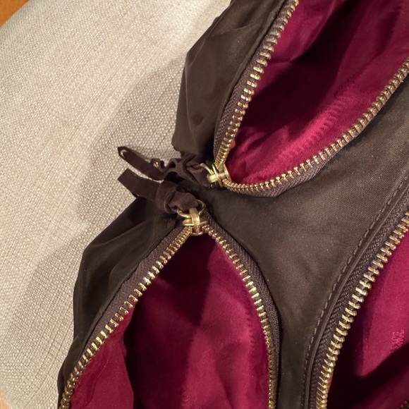 MZ Wallace Brown Bag with Gold Zipper - Picture 6 of 9